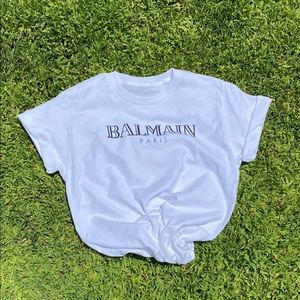 WOMEN’S “B” SHIRT TEE BALMAIN SHIRTS TOP TOPS